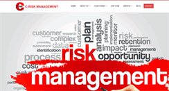 Desktop Screenshot of c-riskmanagement.com