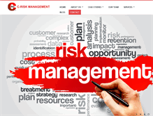 Tablet Screenshot of c-riskmanagement.com